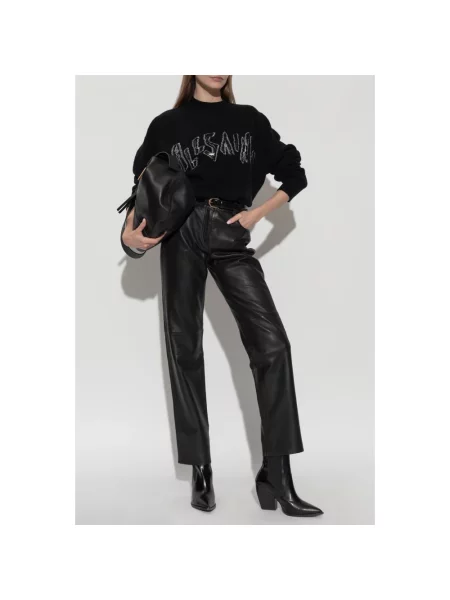 Sweter Allsaints wełniany czarny