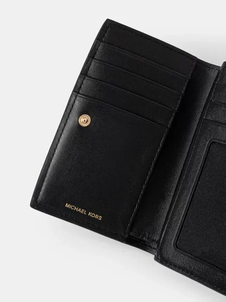 Кожаный кошелек Michael Michael Kors черный