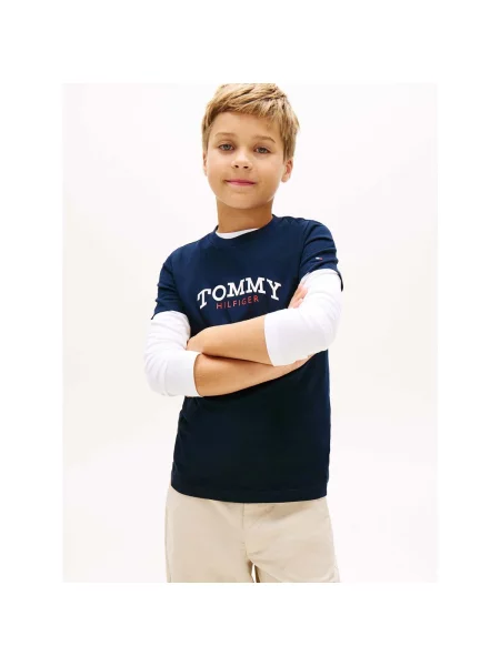Tričko Tommy Hilfiger modrá