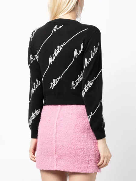 Cardigan Rotate Birger Christensen cu paiete negru