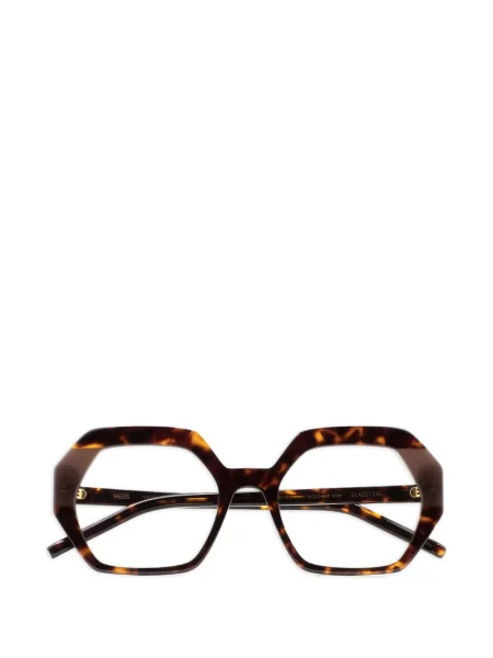 Ochelari de soare Kaleos cu imprimeu geometric maro