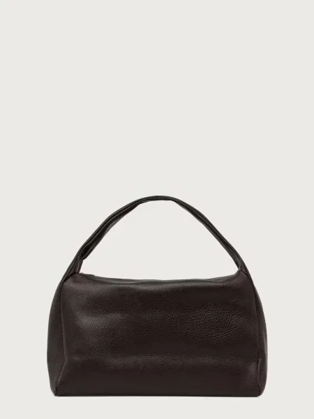 Geantă shopper Answear.lab din piele maro