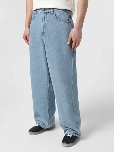 Широкі джинси Emporio Armani синій