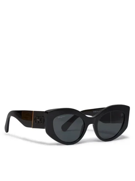 Ochelari de soare Salvatore Ferragamo negru