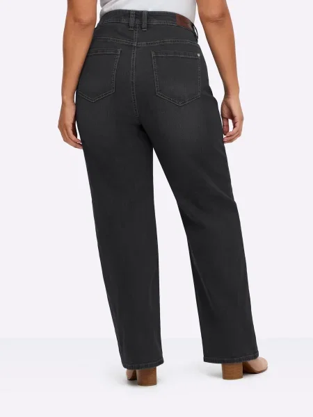 SHEEGO Jeans denim negru