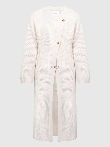 Кардиган з кашеміру Lisa Yang білий