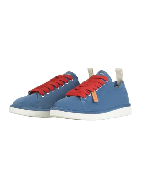 Sneakersy Panchic skórzane niebieskie