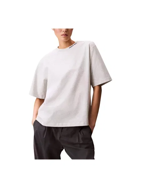 Koszulka Calvin Klein Jeans z dżerseju czarna