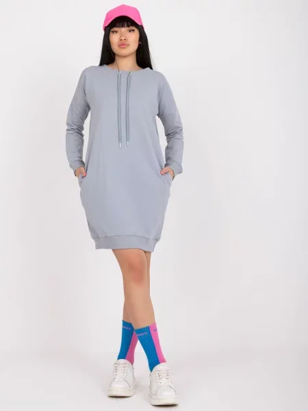 Rochie Fashionhunters de costum gri