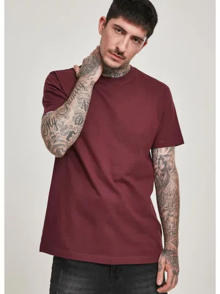 Urban Classics Póló Basic Tee borvörös