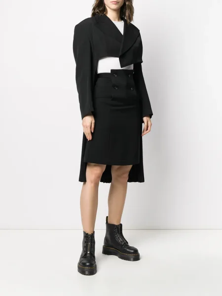 Plisovaná bunda Comme Des Garçons Pre-owned černá