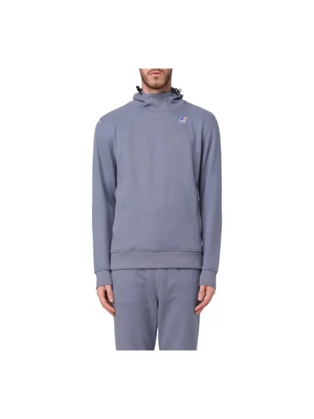Bluza z kapturem K-way z kapturem niebieska