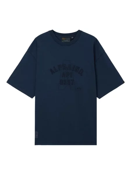 Tricou Alpha Industries cu broderie albastru