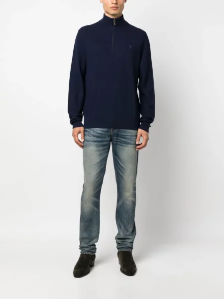 Pledinė ilgas veltinio marškiniai Polo Ralph Lauren balta
