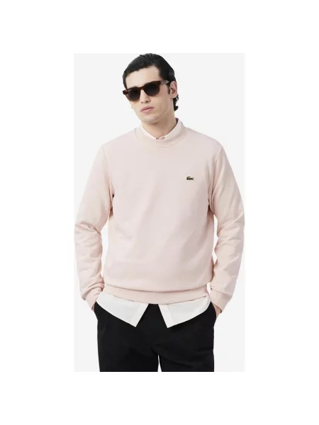 Bluza damska Lacoste Classic Fit Fleece pastelowy S różowy