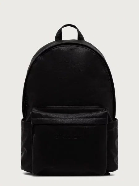 Blauer rucsac pentru bărbați cu imitație de piele negru