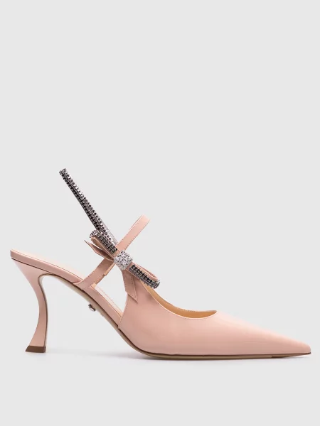 Шкіряні лакові босоніжки Mach&mach рожеві