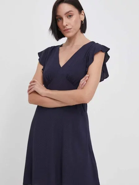 Obleka Pepe Jeans mornarsko modra