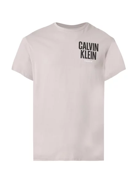 Calvin Klein Jeans Tricou taupe / negru / alb gri