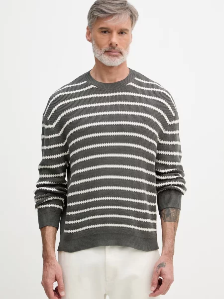 Armani Exchange sweter zielony