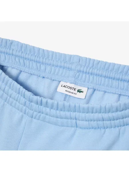 Lacoste Spodnie Dresowe Z Szczotkowanego Polaru niebieskie