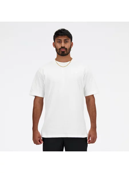 T-shirt New Balance Athletics Cotton T-Shirt White M biała