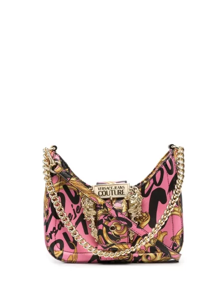 Shopper táska Versace Jeans Couture nyomtatás rózsaszín