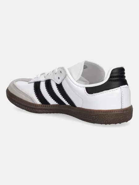 Adidas Originals Кожени маратонки SAMBA OG бяло