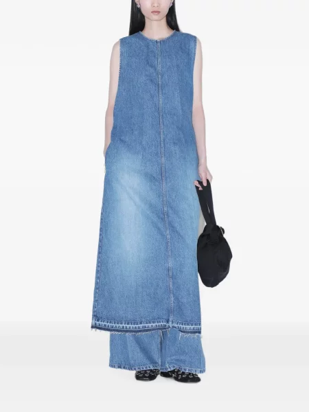 Rochie din denim Toga Too albastru
