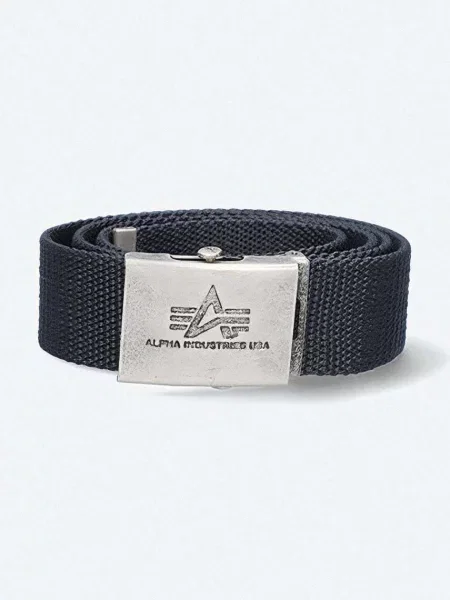 Pásek Alpha Industries Heavy Duty Belt šedý
