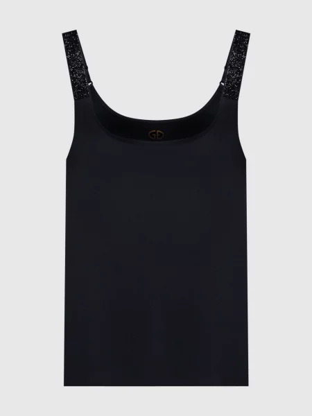 Топ VIRGINIE з кристалами Goldbergh синій