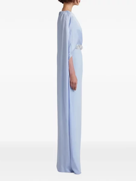 Rochie maxi Safiyaa cu paiete albastru