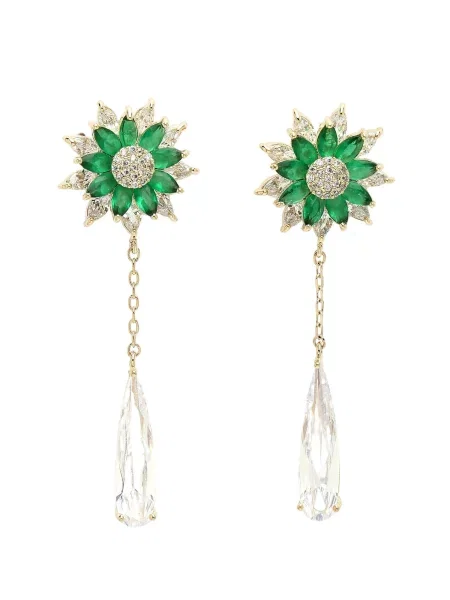 AVANT-GARDE PARIS Cercei Kristinasa' verde