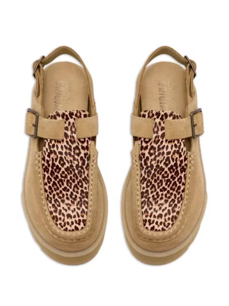 Leopárdmintás szandál Clarks Originals nyomtatás
