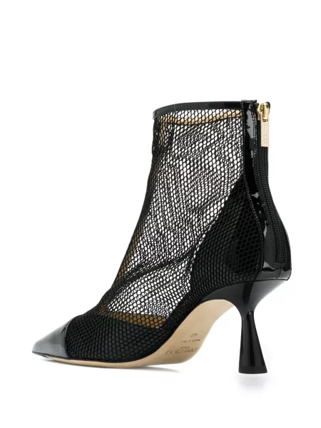 Cizme scurte Jimmy Choo din piele negru