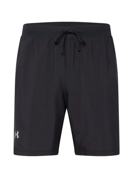 UNDER ARMOUR Sportovní kalhoty Launch 7 světle šedá černá