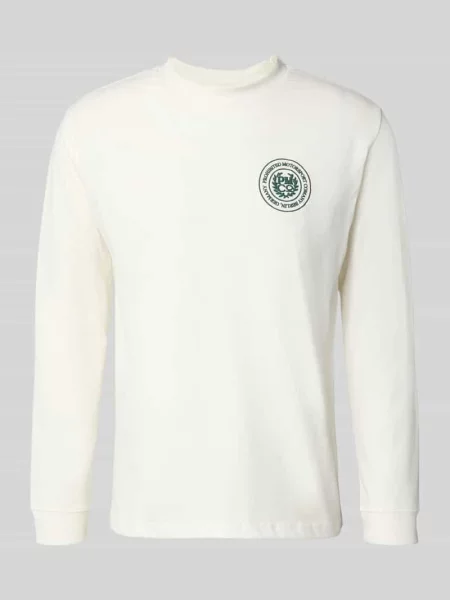 Longsleeve Prohibited z nadrukiem z długim rękawem biały