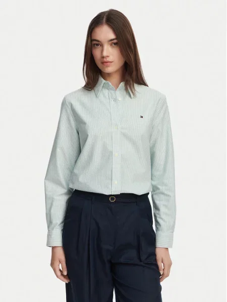 Tommy Hilfiger Πουκάμισο Ανοιχτό πράσινο