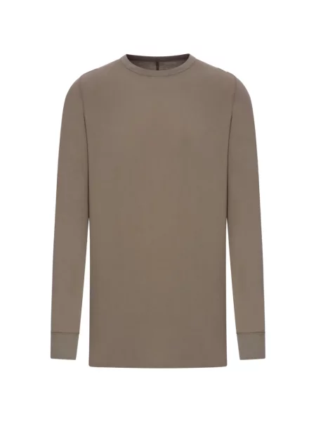 Lung tricou Rick Owens cu mâneci lungi din jerseu verde