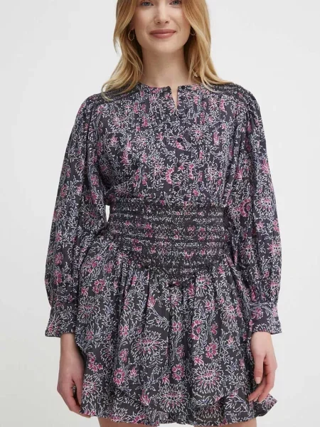 Suknja Pepe Jeans DAVINIA mini pencil siva