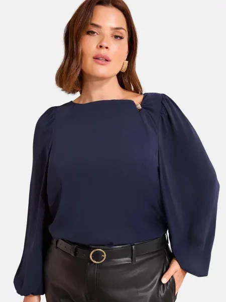 Friends Like These Bluză bleumarin