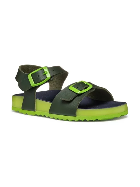 Sandali Geox J Ghita M Khaki zelena