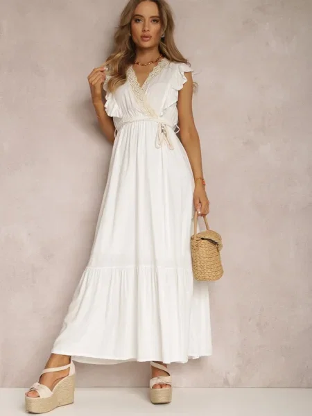 Rochie Ampanie albă