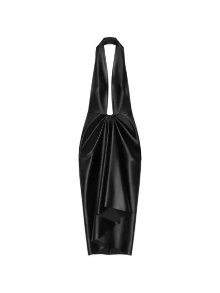 Rochie Givenchy drapată de costum negru