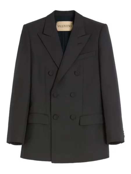 Dvouřadé sako Valentino Garavani černé