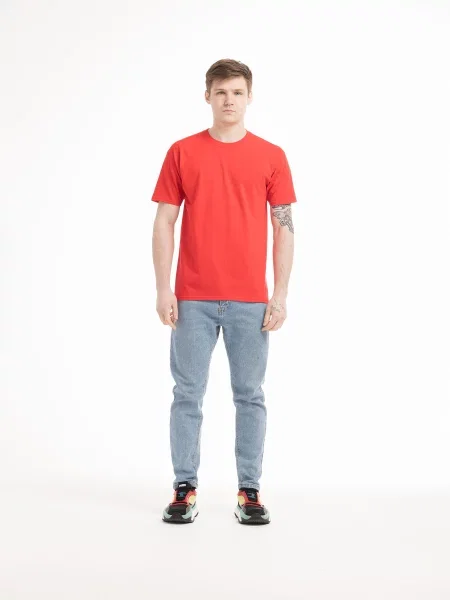 Футболка Fruit Of The Loom красная