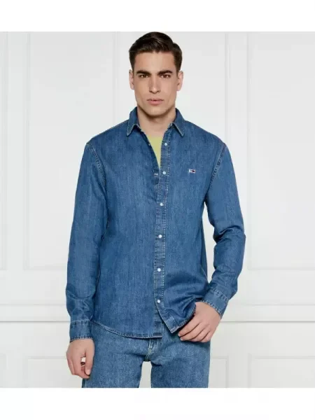 Tommy Jeans Cămașă albastru