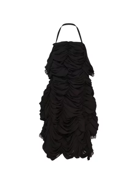 Rochie mini Comme Des Garçons cu volane negru