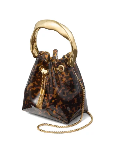 Geantă Jimmy Choo maro