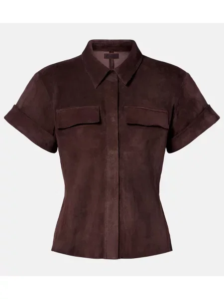 Top Stouls zamszowy brązowy